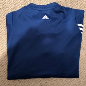Adidas L Royal ClimaCool 1/4 zip pullover sweater